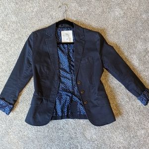 Navy blue blazer